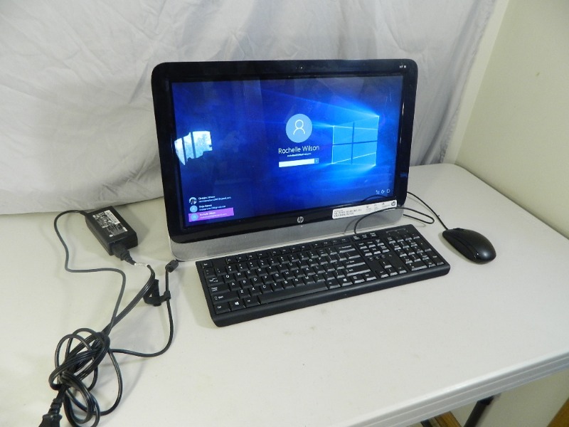 lot 126 image: HP Touchscreen All in One Computer
