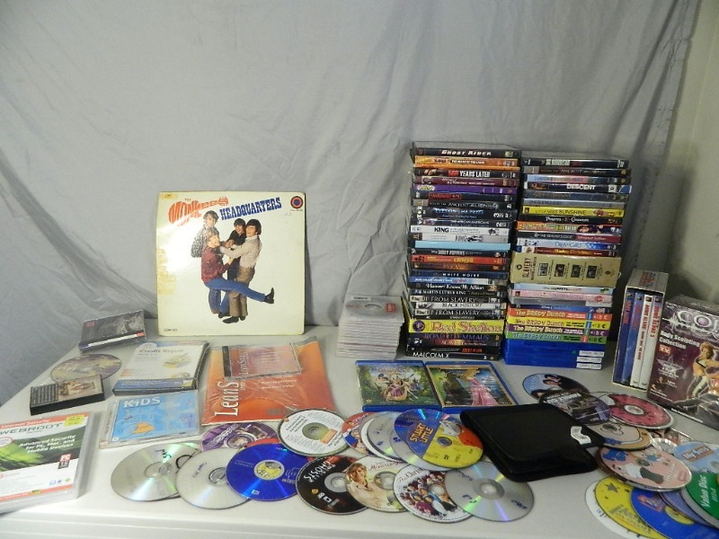 lot 150 image: Blu Rays, Dvds, CDs, and More