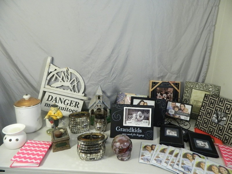 lot 179 image: New Picture Frames, Cute Danger Sign, More