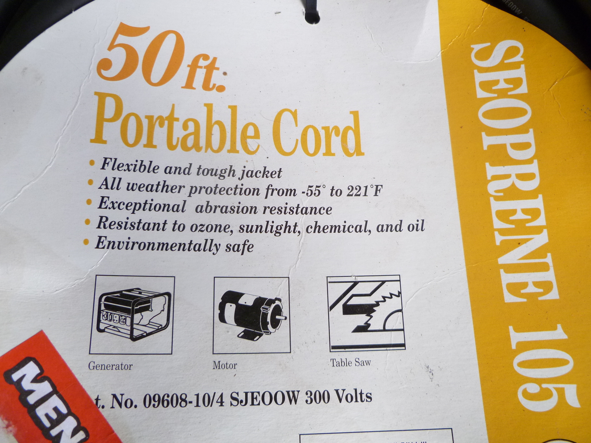 lot 22 image: NEW 50ft Coleman Cable Portable Cord