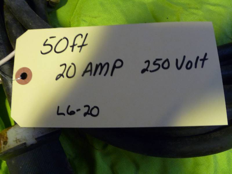 lot 53 image: 50ft HD 103 AWG Power Cord