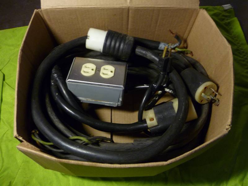 lot 58 image: Misc. Power Cord Lot