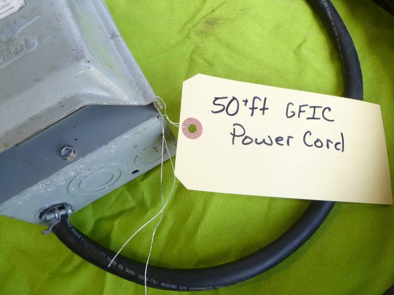 lot 52 image: 50ft GFIC Power Cord and Box