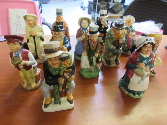 FRANKLIN PORCELAIN CHARLES DICKENS TOBY JUG COLLECTION