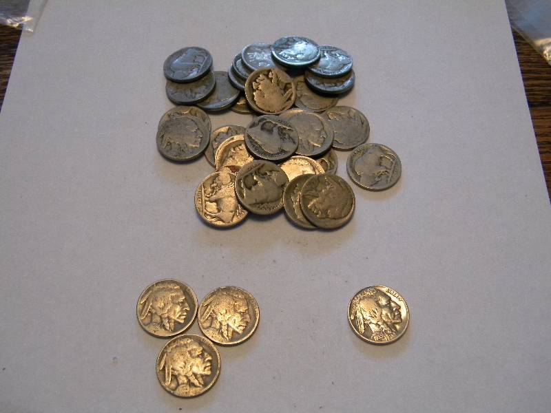 lot 17 image: Indian Head (Buffalo) Nickels