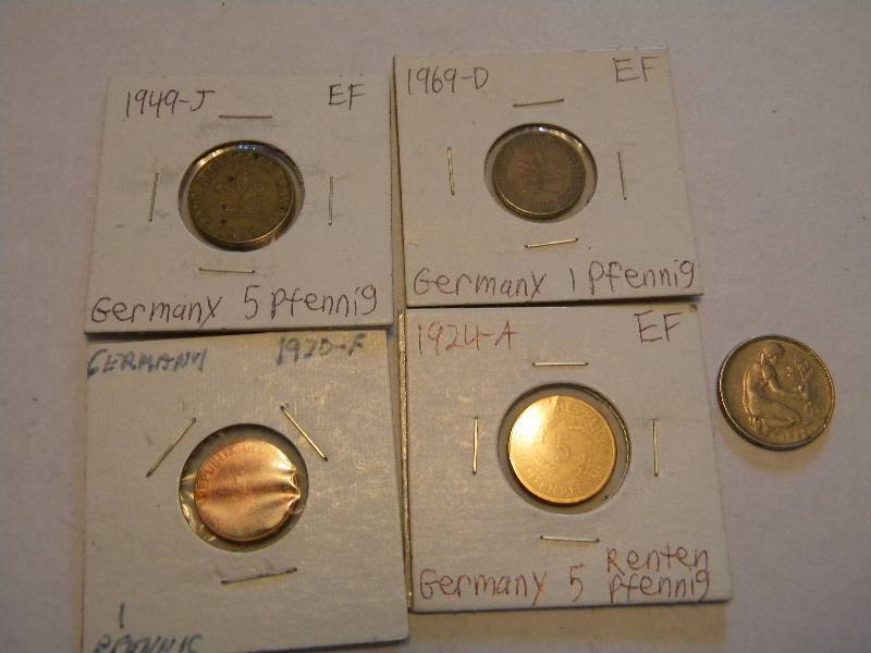 lot 31 image: 5 German Coins