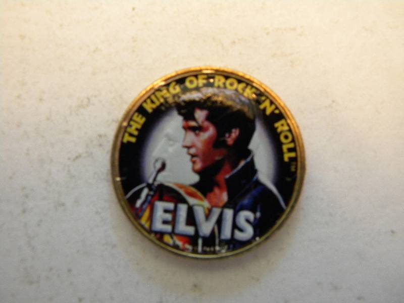lot 34 image: Elvis Commemorative Coin