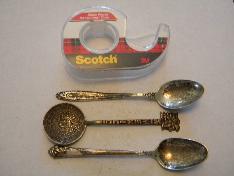 lot 41 image: 3 Sterling Silver Spoons