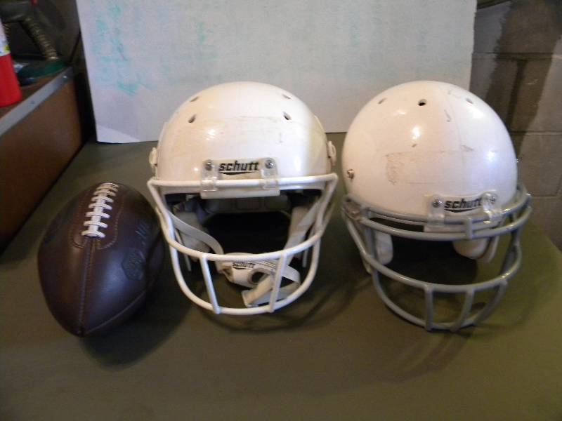 lot 54 image: Football Helmets & Football
