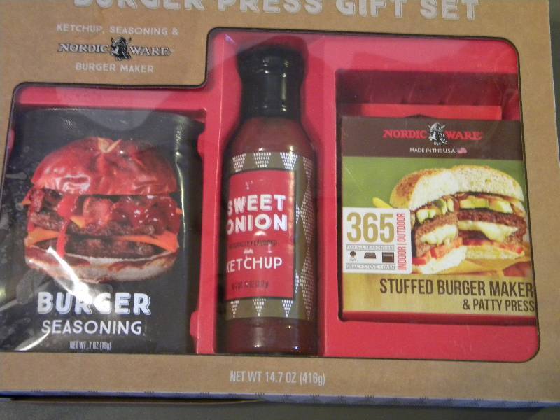 lot 107 image: Burger Press Gift Set