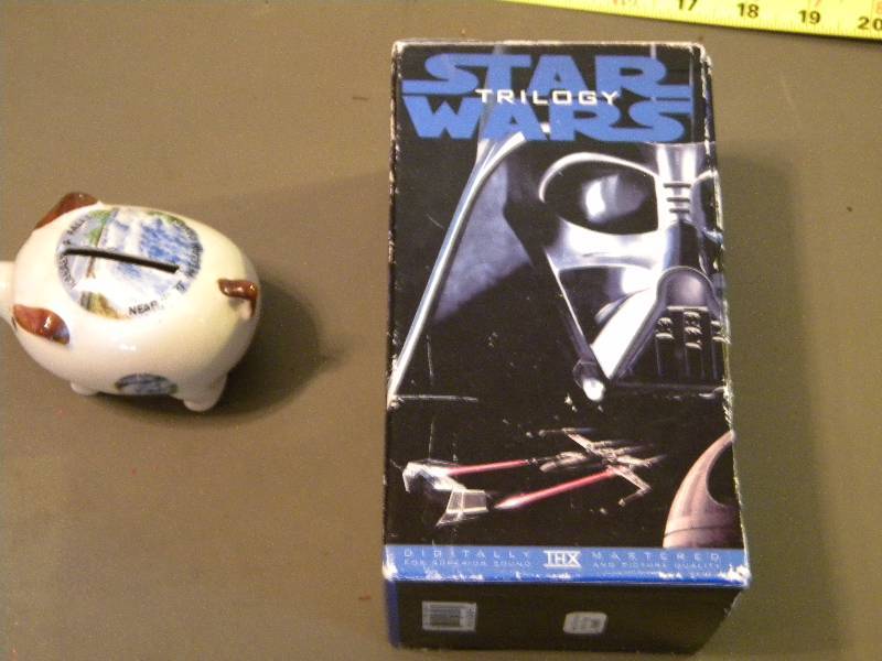lot 110 image: Star Wars Trilogy & Piggy Bank