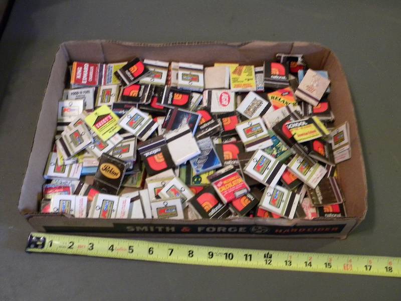 lot 111 image: Flat of Matchbooks
