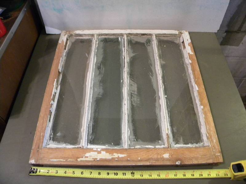 lot 129 image: Vintage Wood Window