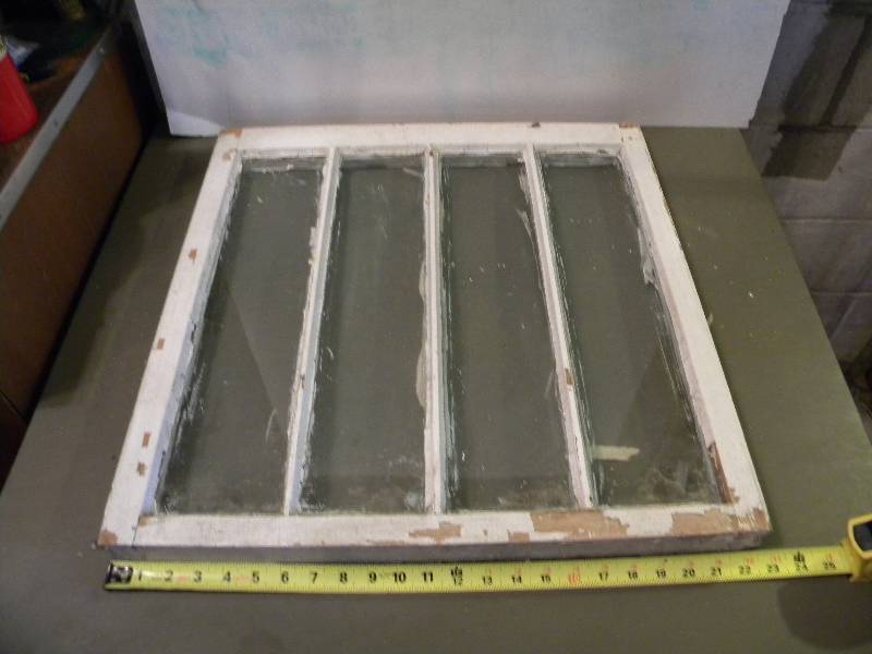 lot 130 image: Vintage Wood Window