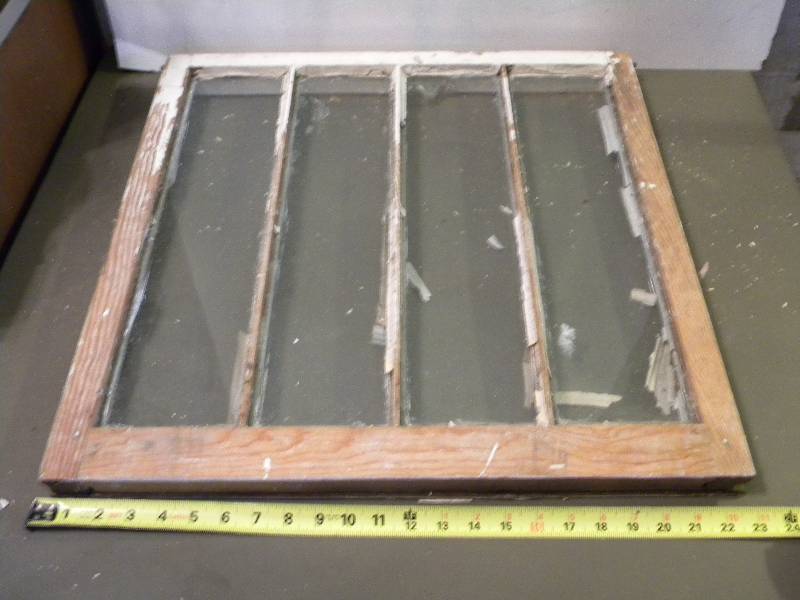 lot 131 image: Vintage Wood Window