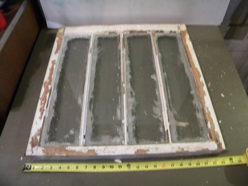 lot 132 image: Vintage Wood Window
