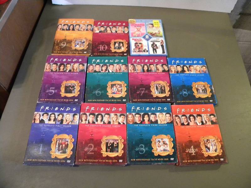 lot 145 image: Friends Seasons 1-10 on DVD & Family Movie Pack DVDs