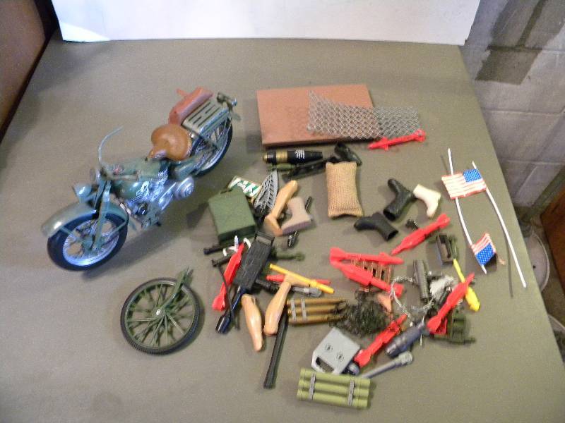 lot 156 image: GI Joe Motorcycle