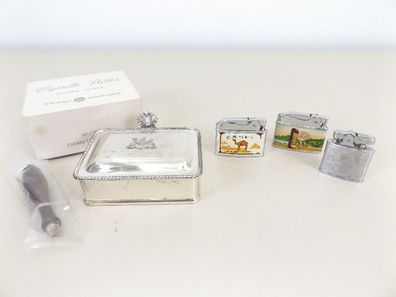 lot 46 image: Lot of Vintage Collectible Lighters, etc.