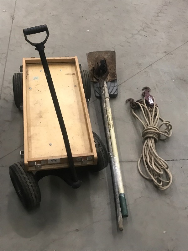 lot 54 image: Lot Of Yard Wagon, Assorted Hand T...