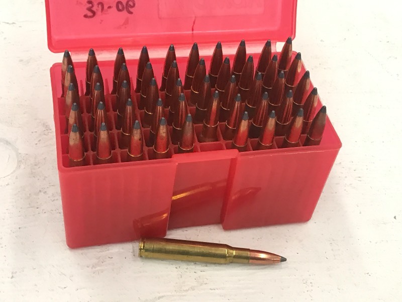 lot 11 image: 50-Round Box Of 30-06 Soft Point Am...