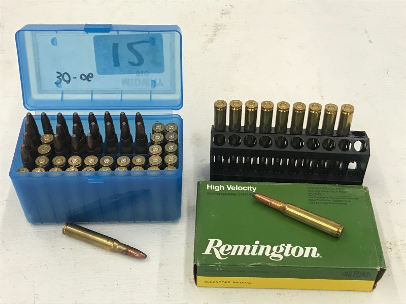 lot 12 image: (2) Boxes Of 30-06 Soft-Point Ammo ...