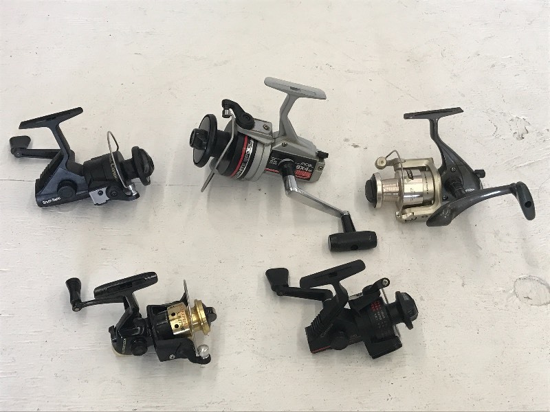 lot 118 image: Flat Of Assorted Spinning Reels ...