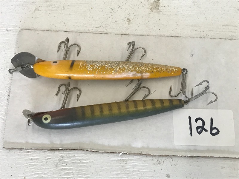 lot 126 image: Lot Of (2) Muskie Lures ...