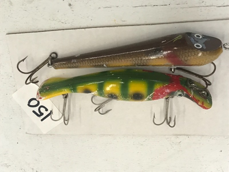 lot 150 image: Lot Of (2) Muskie Lures ...