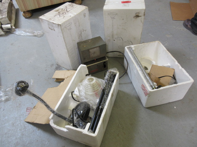 TIME CLOCK AND LAMPS