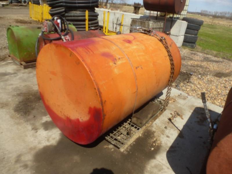 lot 99 image: Orange Fuel Barrel