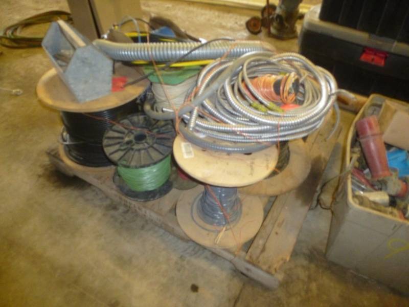 lot 36 image: Spools of Electrical Wire