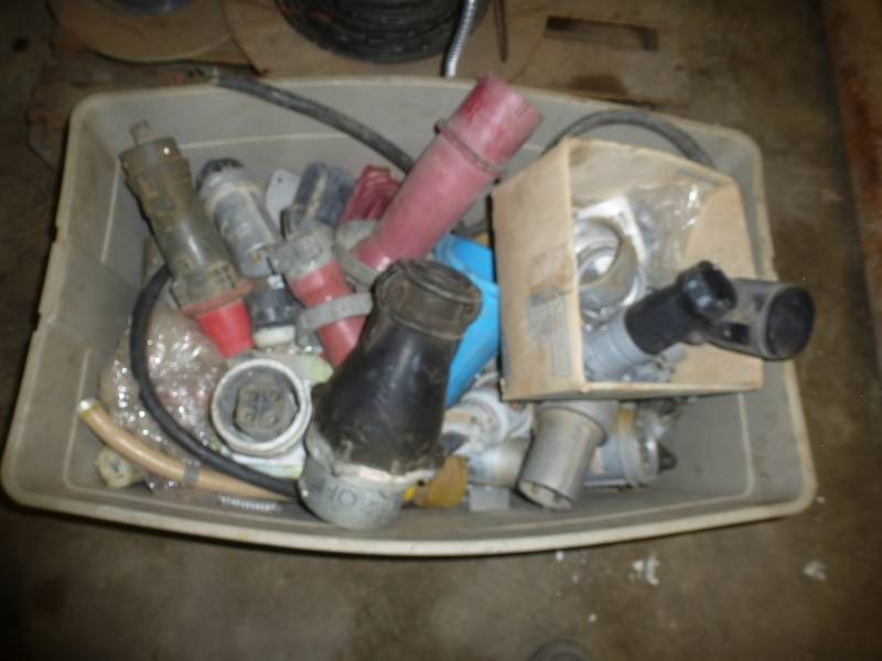 lot 37 image: Box of Electrical Plugs