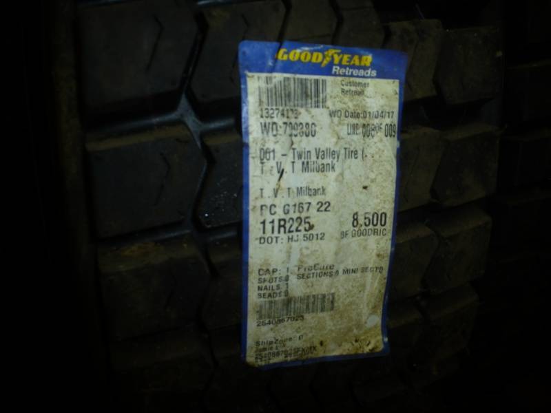 lot 105 image: Goodyear Truck Tires New Recaps