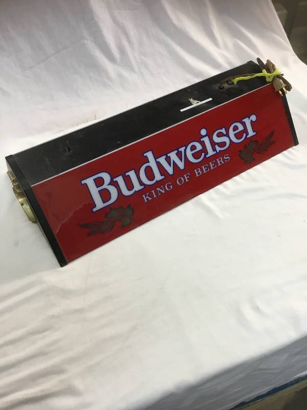 lot 22 image: Budweiser - King Of Beers - Sign