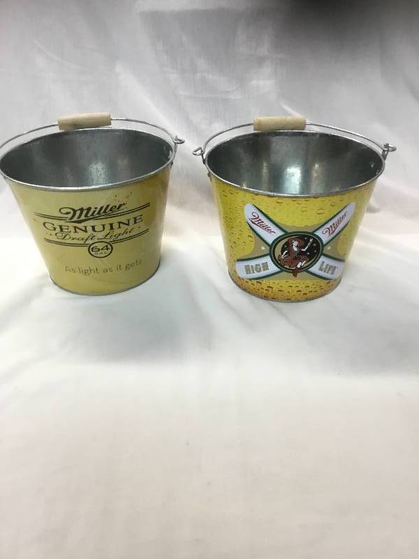 lot 121 image: Two Miller High Life Ice Buckets