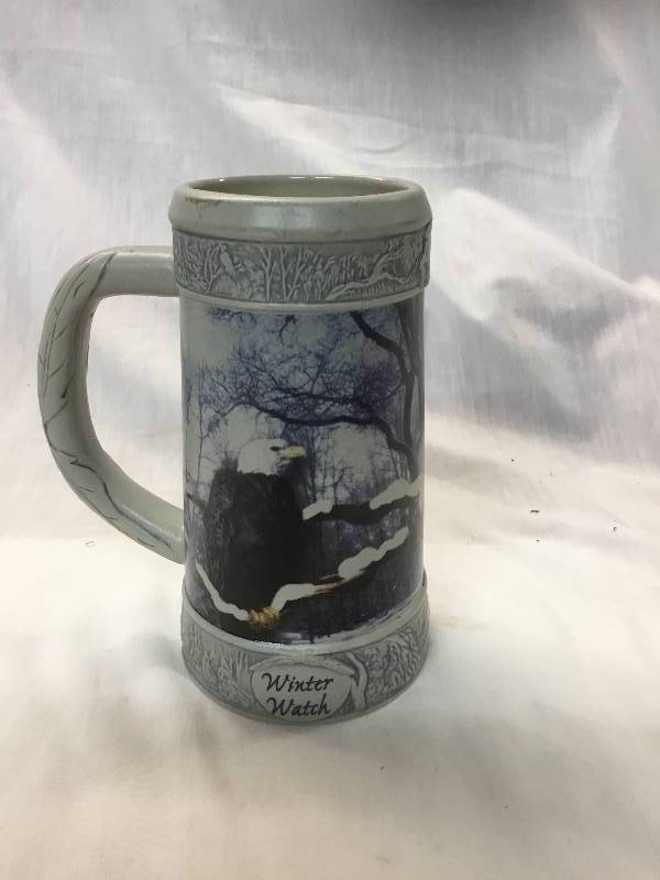 lot 143 image: Miller brewing Company 2000 Holiday Stein - Winter Watch