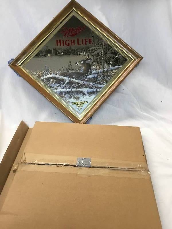 lot 151 image: Miller High Life - Opening Day - Mirror - new In Box