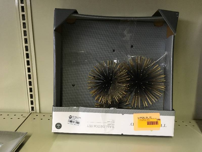 GOLD SEA URCHIN WALL DECOR