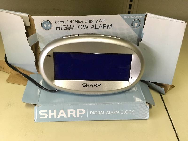 SHARP DIGITAL ALARM CLOCK