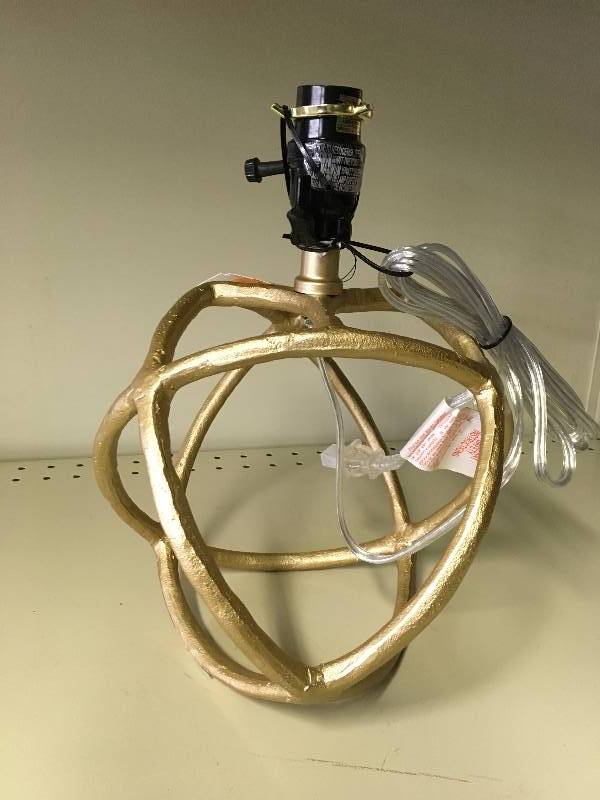 CAST ORB LAMP BASE