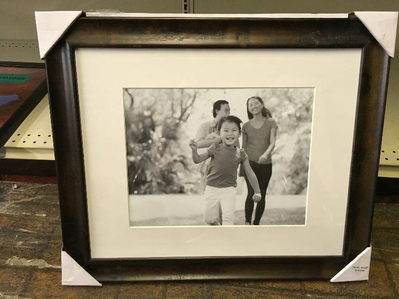 ESPRESSO FINISHED MATTED PICTURE FRAME