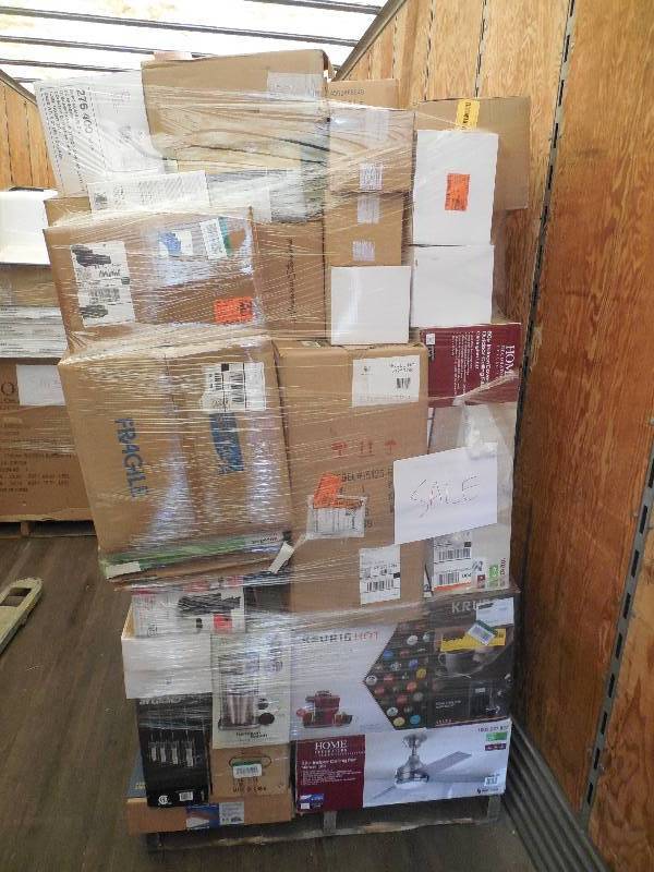 PALLET LOT OF GENERAL MERCHANDISE AND HOME GOODS