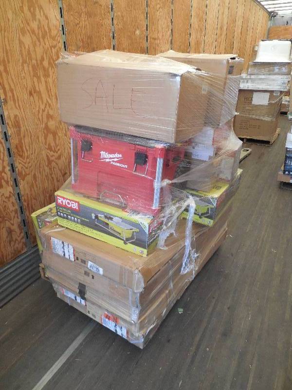 PALLET LOT OF GENERAL MERCHANDISE AND HOME GOODS