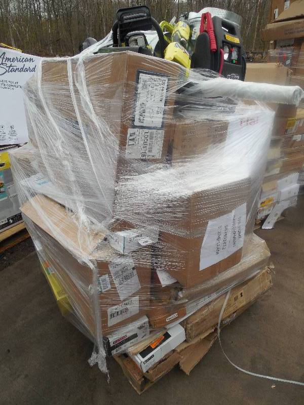 PALLET LOT OF GENERAL MERCHANDISE AND TOOLS