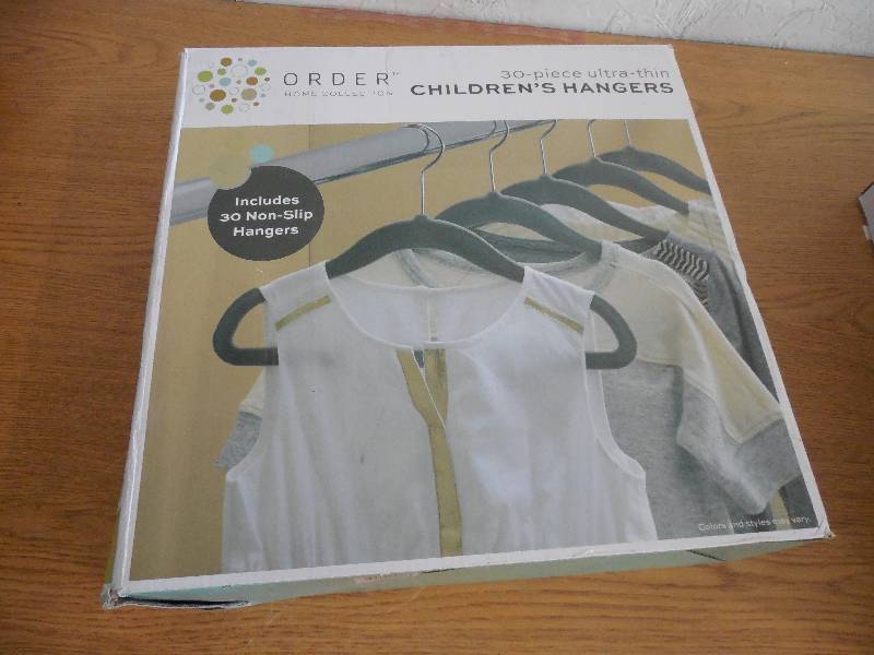 Order Home Collection Children Hanger Gray (30-Piece)