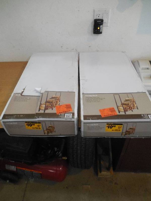 (2) 4 ft. Heavy-Duty Firewood Rack