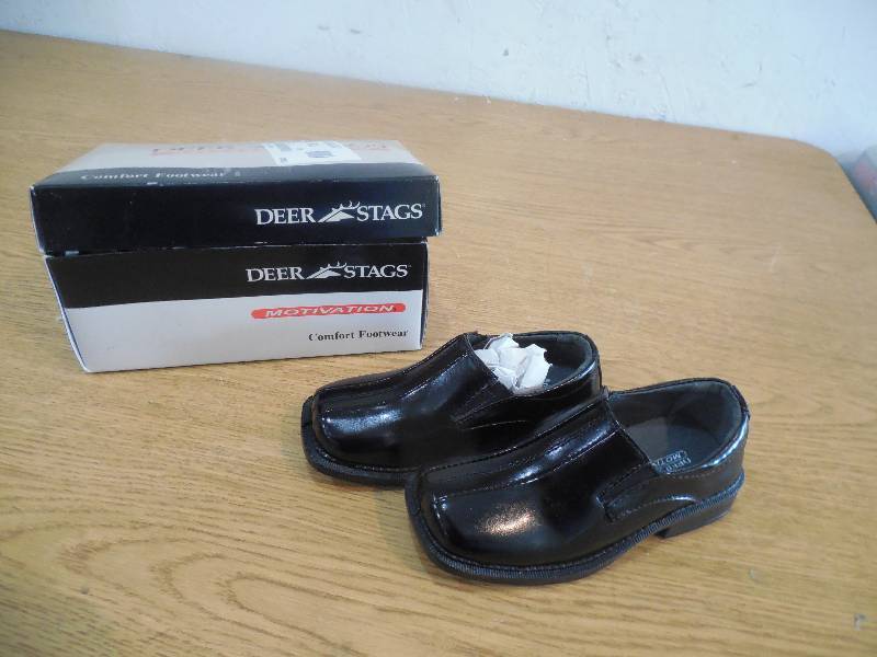 Deer Stags Toddler Boys Wings Twin-Gore Slip-On Shoe - SIZE 8