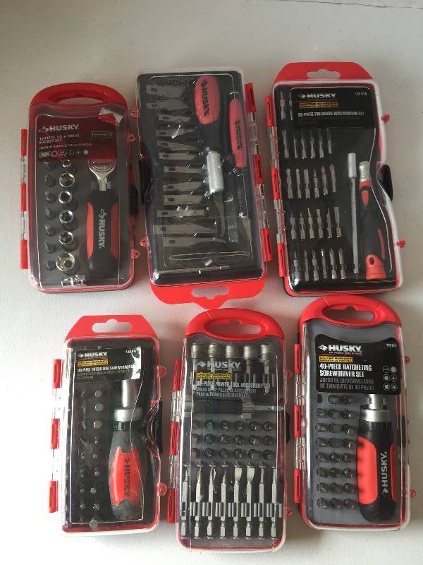 lot 137 image: New Husky Tool Sets