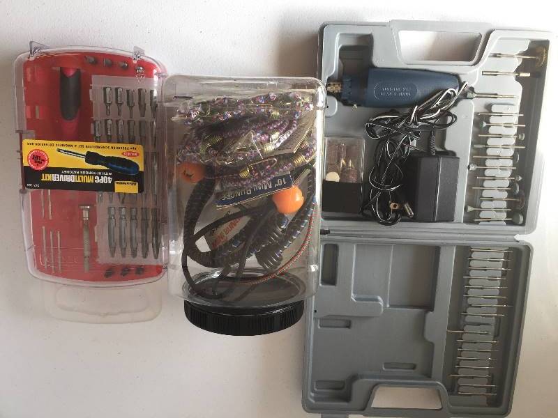 lot 138 image: Rotary Tool, Bungees, MultiDriver Kit
